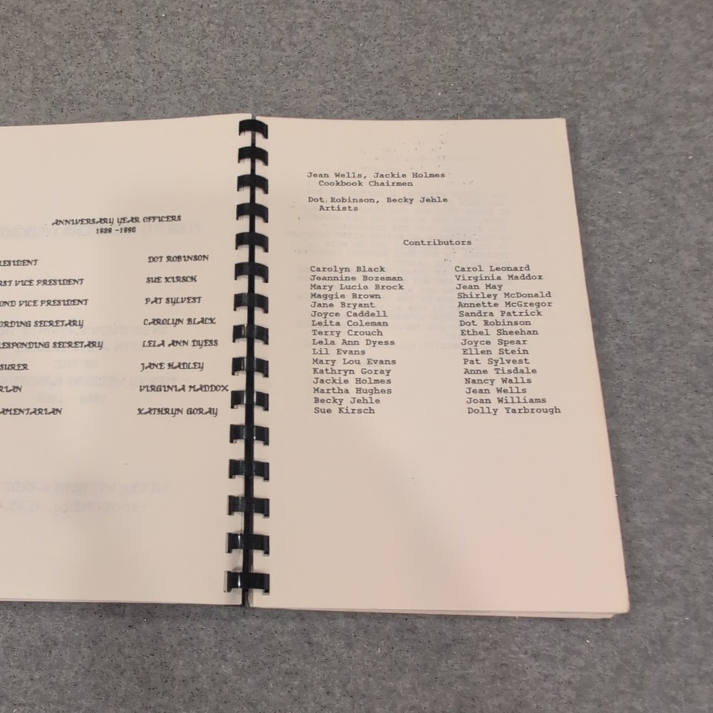 Merry Weeders Cookbook Montgomery Alabama Garden Club 25th Anniversary 1989 VG - Picture 3 of 4